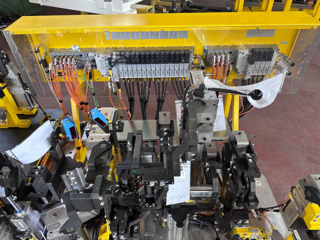 Pannello impianti elettrico e pneumatico dell'attrezzatura di assemblaggio SAM Automotive