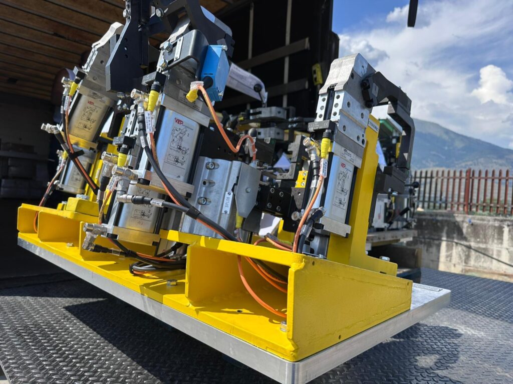 Struttura portante verniciata dell'attrezzatura di assemblaggio su misura SAM Automotive